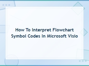 How to Interpret Flowchart Symbol Codes in Microsoft Visio