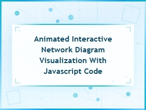 Animated Interactive Network Diagram Visualization with Javascript Code