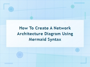 How to Create a Network Architecture Diagram Using Mermaid Syntax